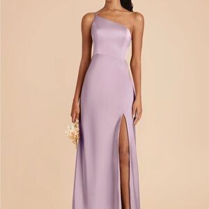 Birdy Grey Kensie Lavender One-Shoulder Dress